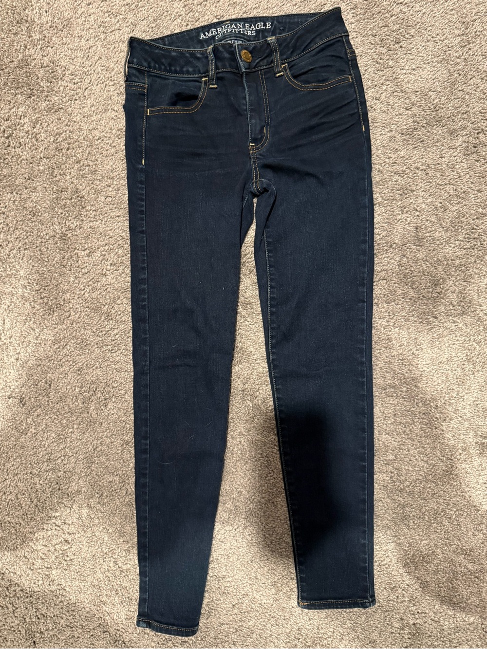 American Eagle Outfitters Women's Dark Blue Jeggings